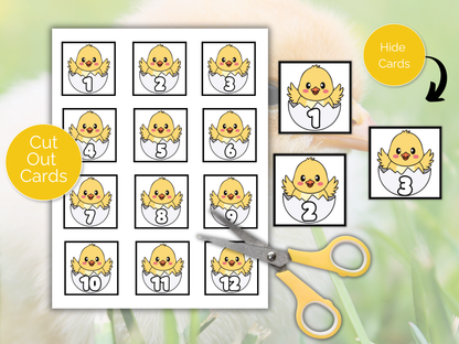 Chick Easter Scavenger Hunt for kids