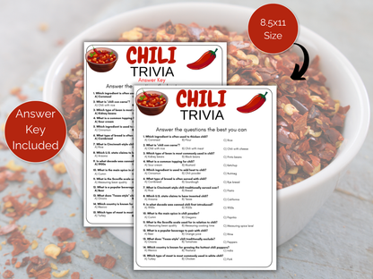 Chili Trivia Game