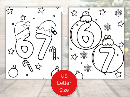 67 Christmas Coloring Pages