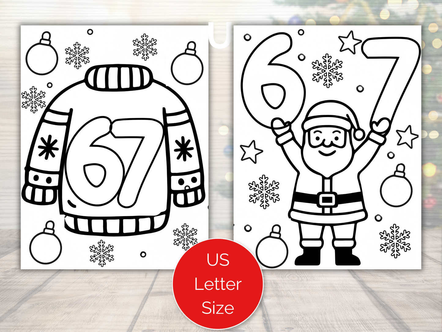 67 Christmas Coloring Pages