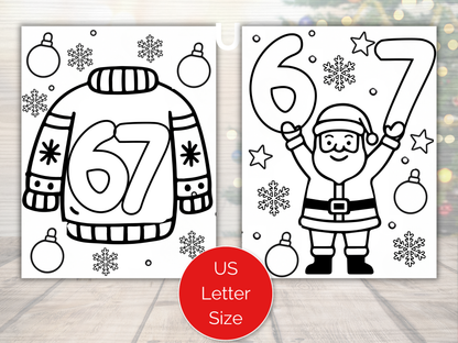 67 Christmas Coloring Pages