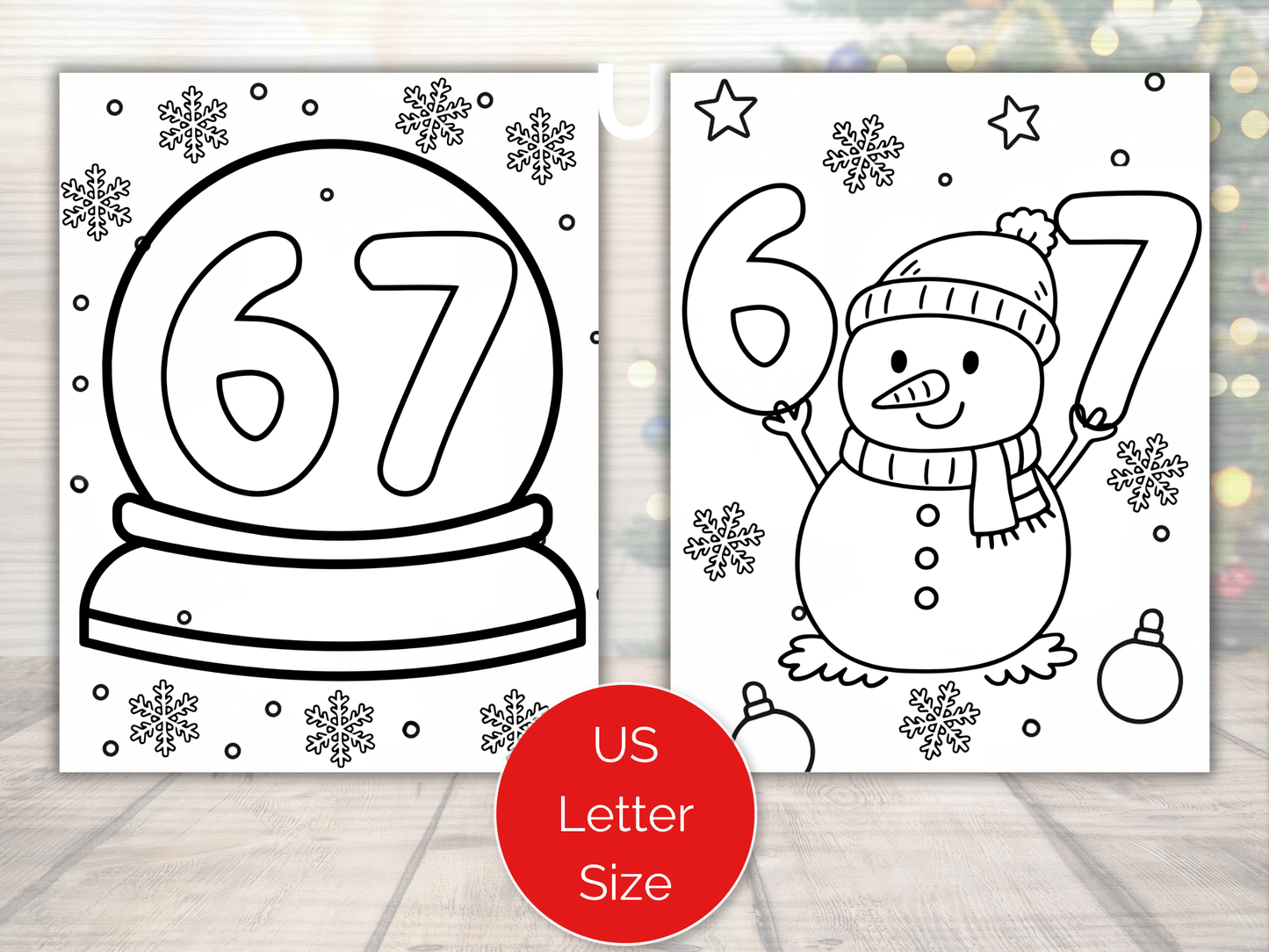 67 Christmas Coloring Pages