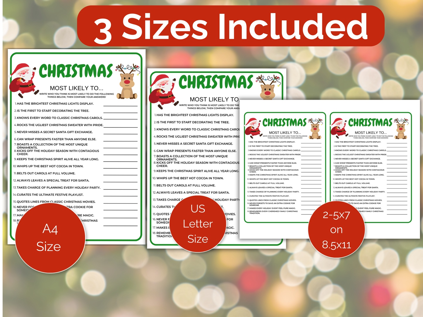 Christmas Most Likely To