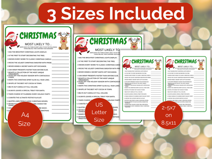 Christmas Most Likely To