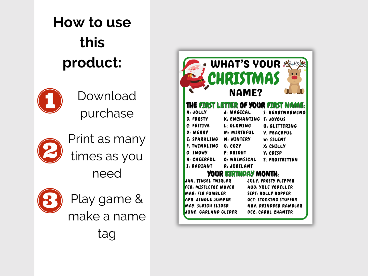 What's Your Christmas Name