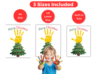 Christmas Star Handprint Art