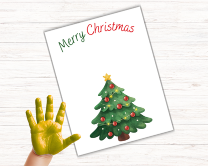 Christmas Star Handprint Art
