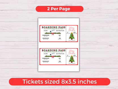 Christmas Boarding Pass