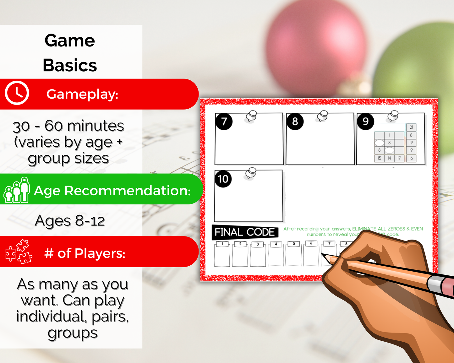 Christmas Carol Escape Room