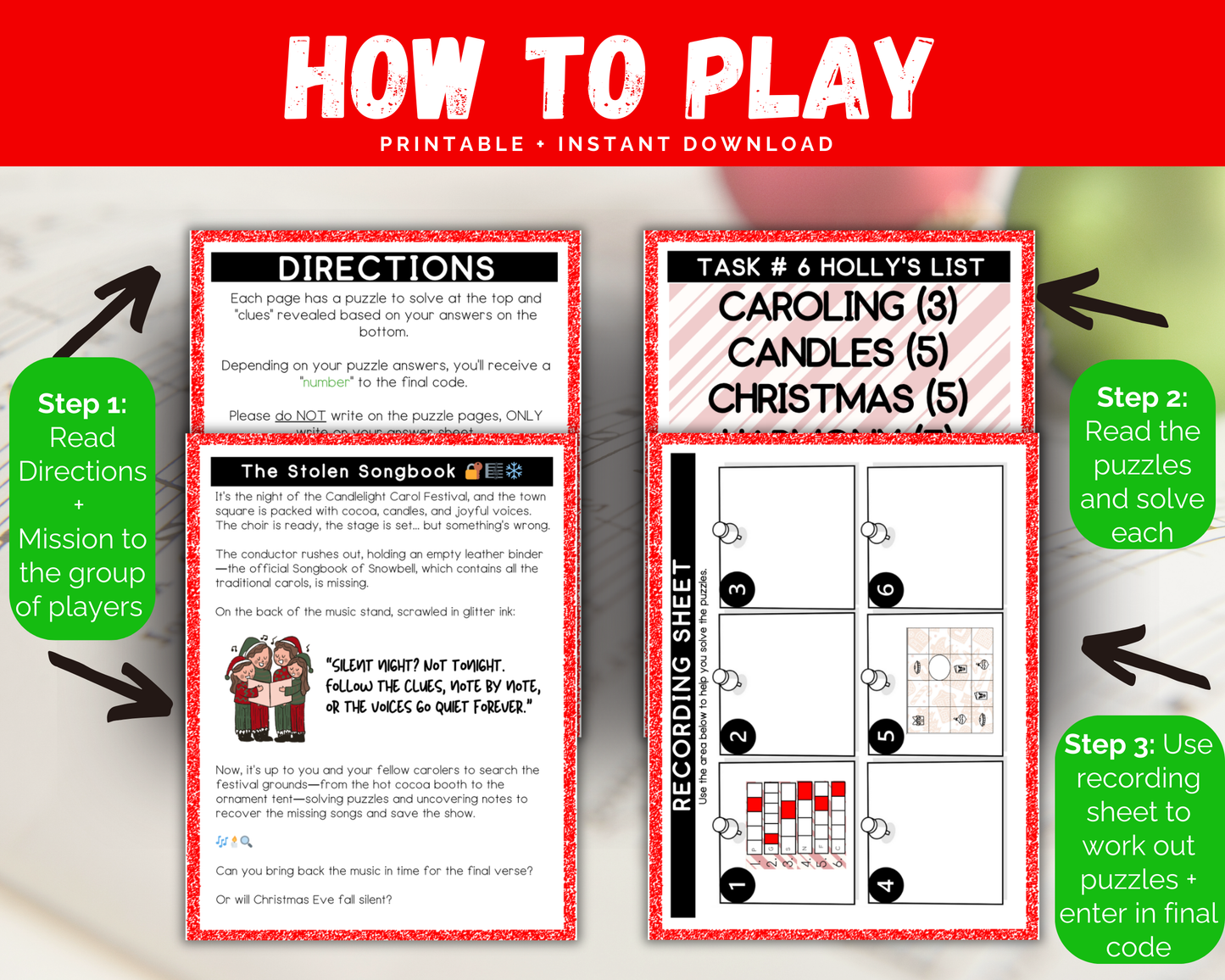 Christmas Carol Escape Room