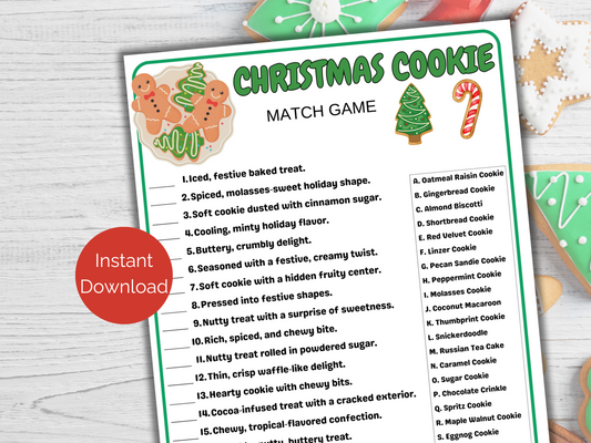Christmas Cookie Match Game