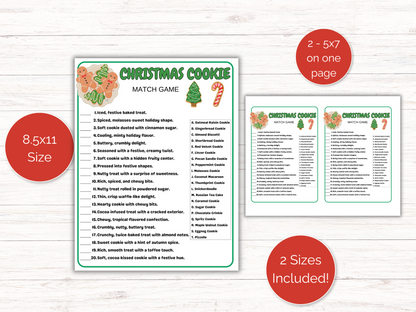 Christmas Cookie Match Game