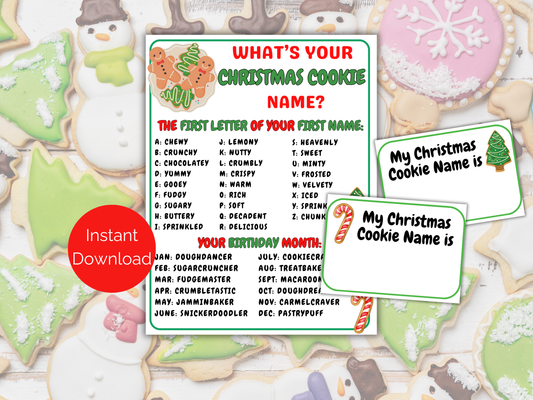 What's Your Christmas Cookie Name