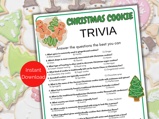 Christmas Cookie Trivia