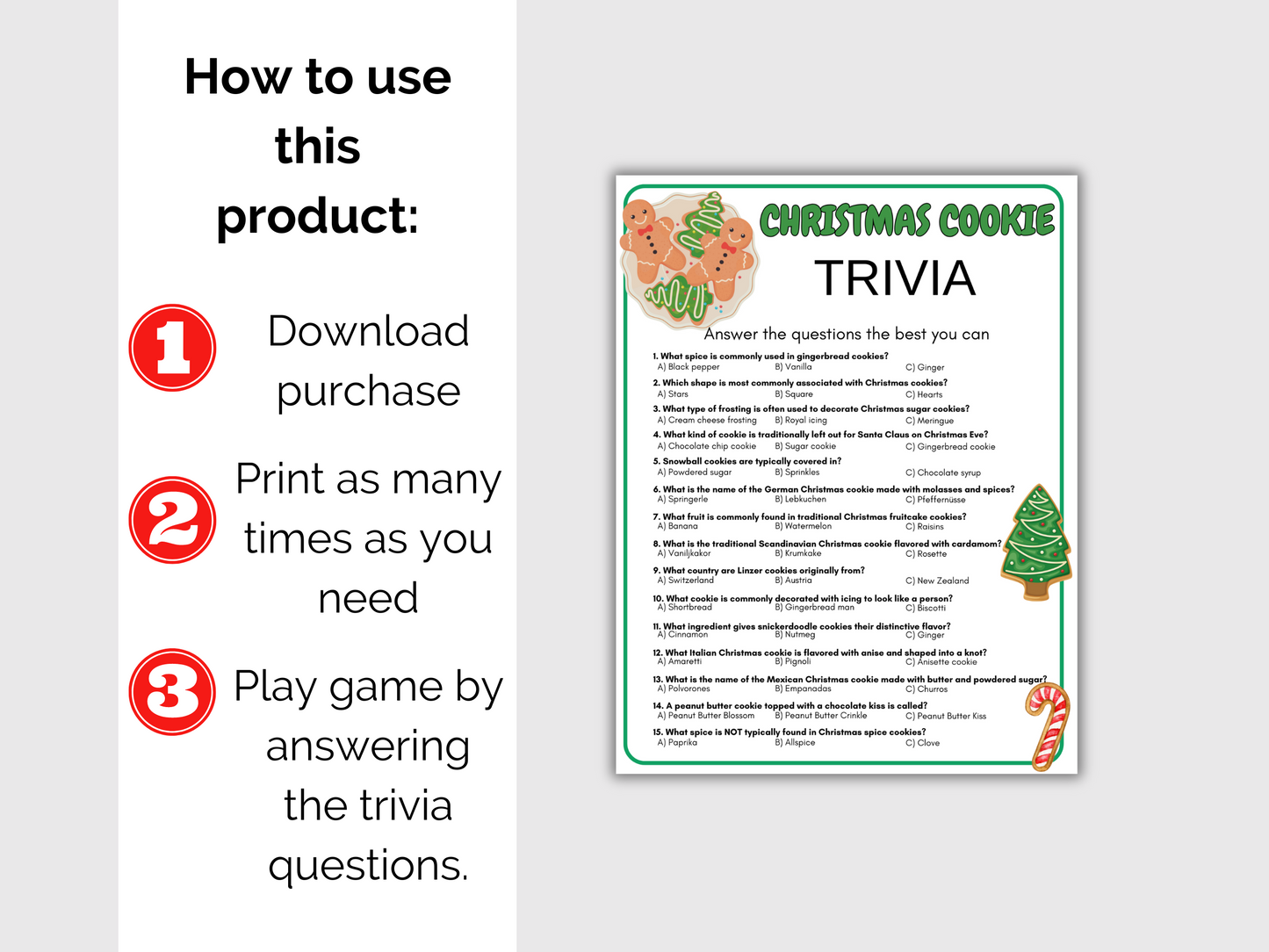 Christmas Cookie Trivia