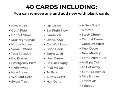 Christmas Gift Card Book (Editable)