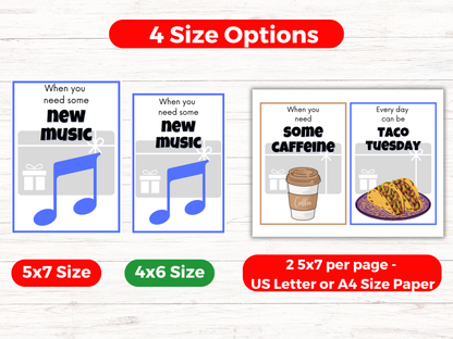 Christmas Gift Card Book (Editable)