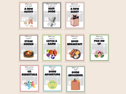 Christmas Gift Card Book (Editable)