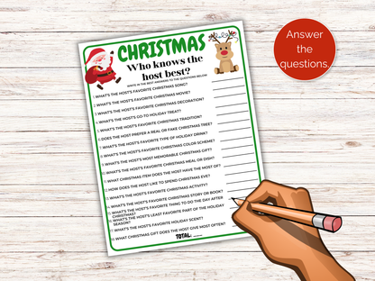 Christmas Who Knows the Host Best