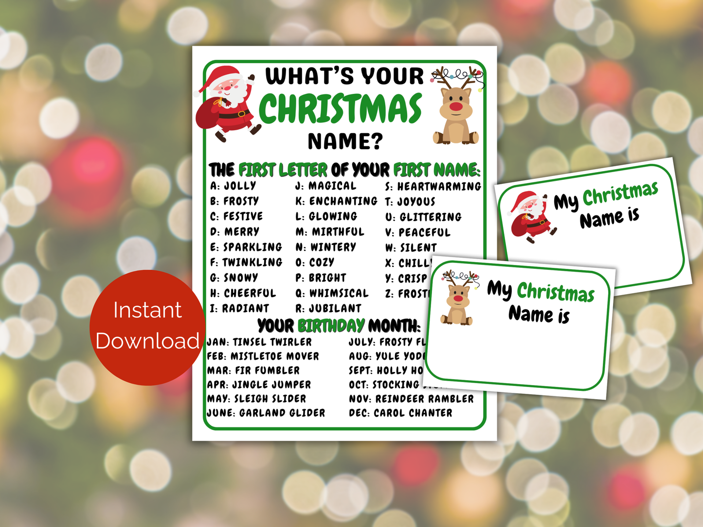 What's Your Christmas Name