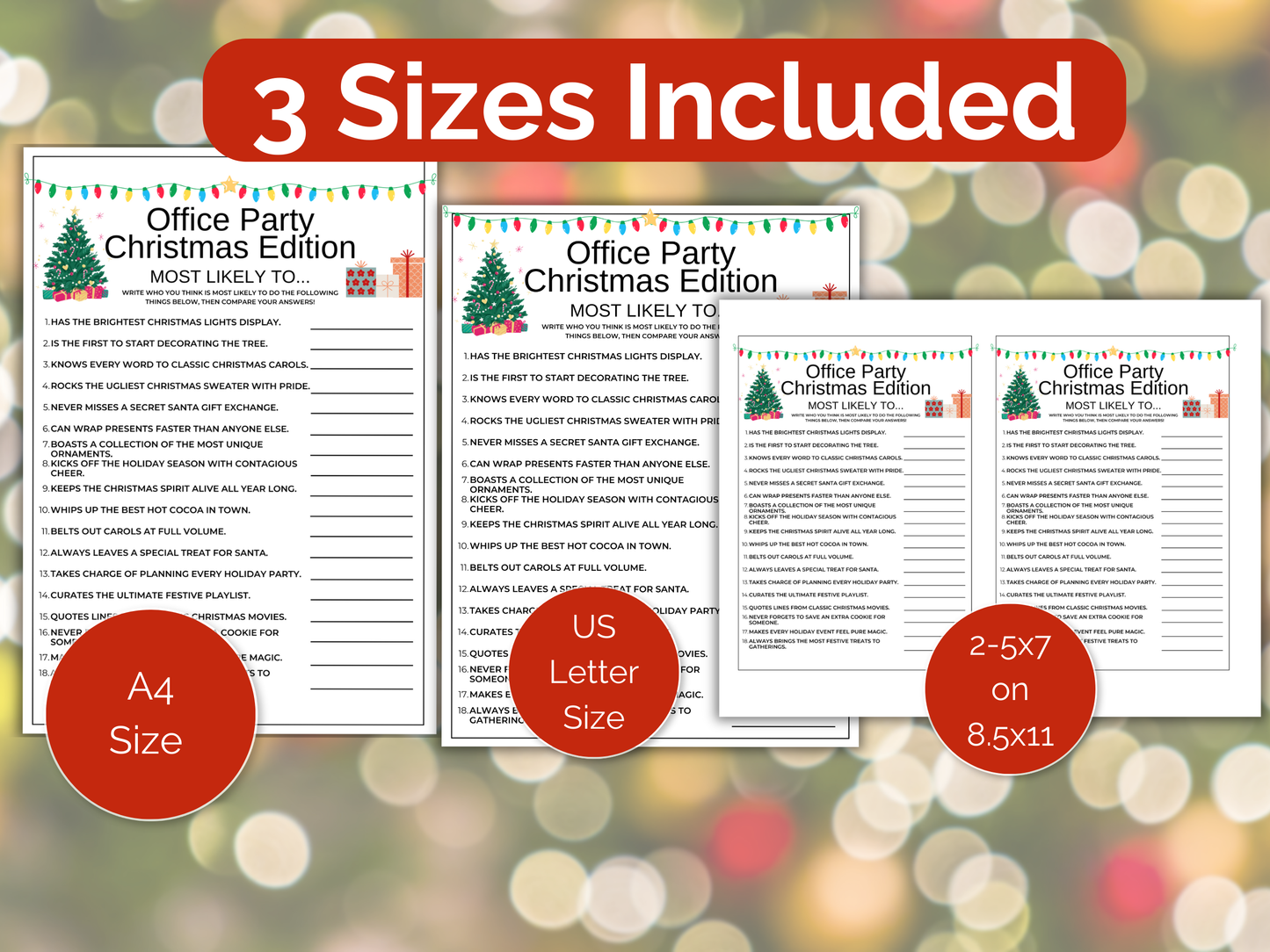 Office Christmas Most Likely To