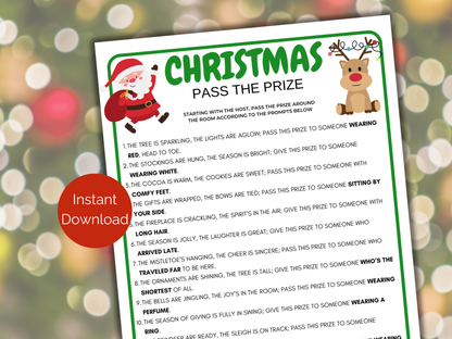 Christmas Pass The Prize