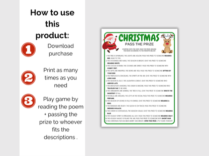 Christmas Pass The Prize