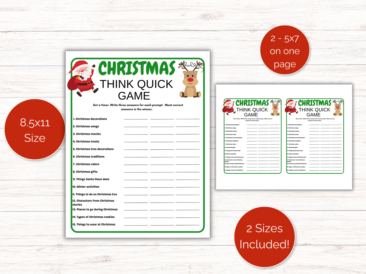 Christmas Think Quick