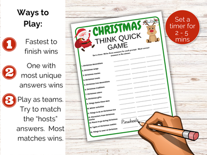 Christmas Think Quick