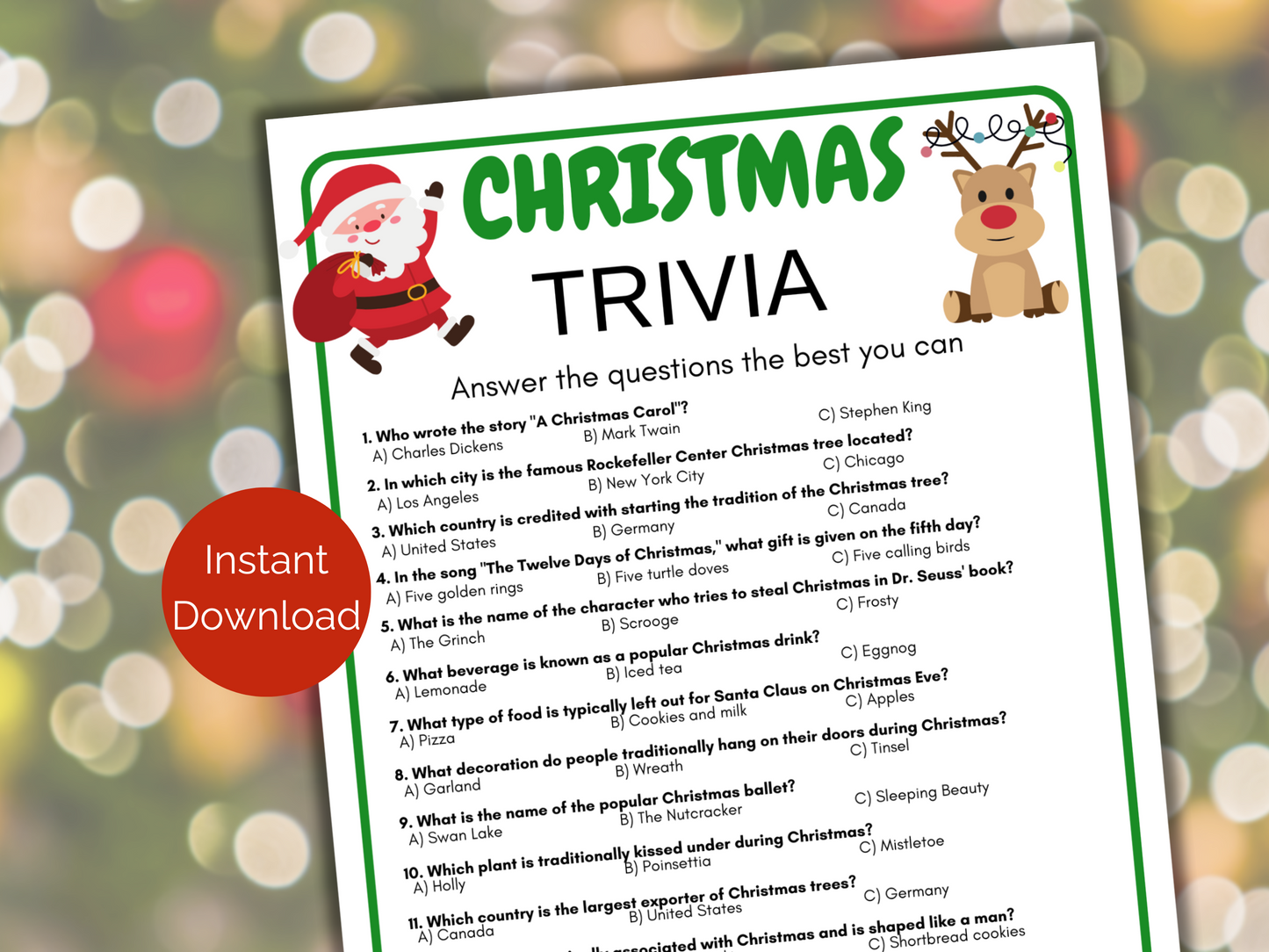 Christmas Trivia