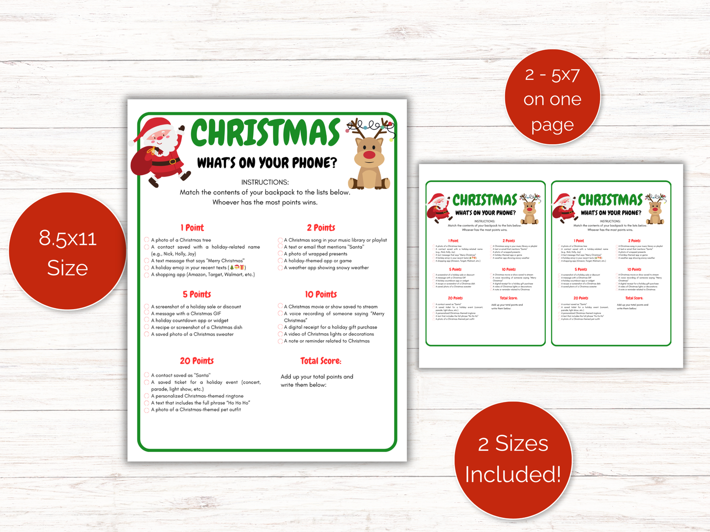 Christmas What's on Your Phone