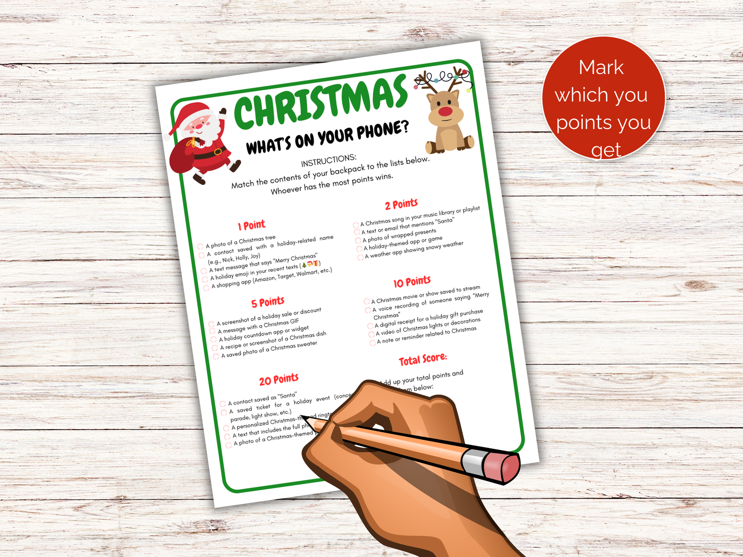 Christmas What's on Your Phone