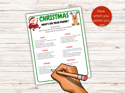 Christmas What's on Your Phone