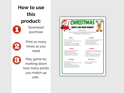 Christmas What's on Your Phone