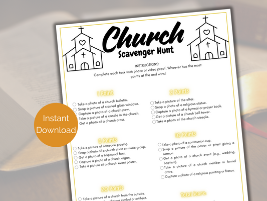 Church Scavenger Hunt