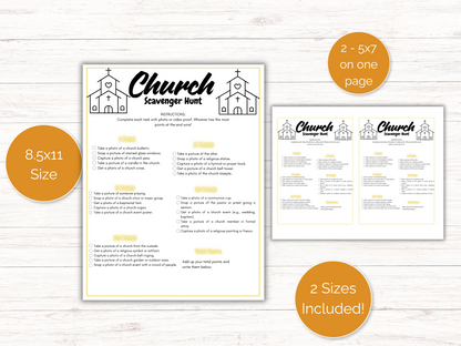 Church Scavenger Hunt