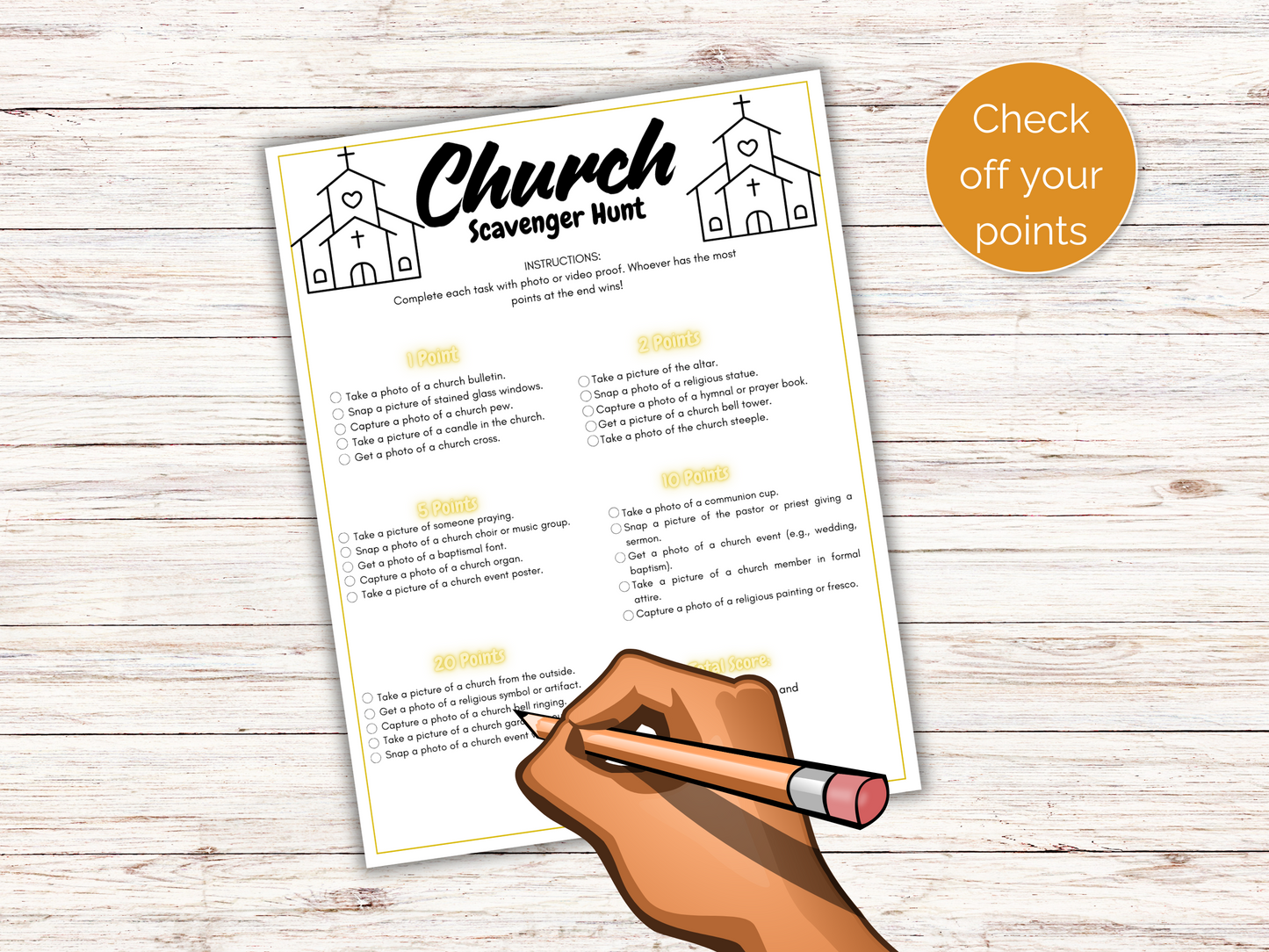 Church Scavenger Hunt