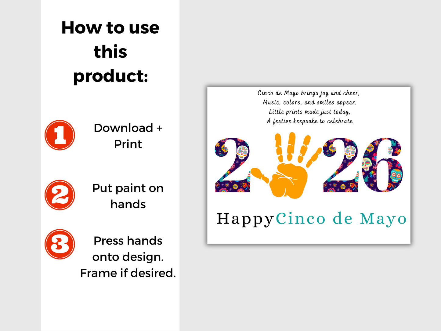Cinco De Mayo 2026 Handprint Art