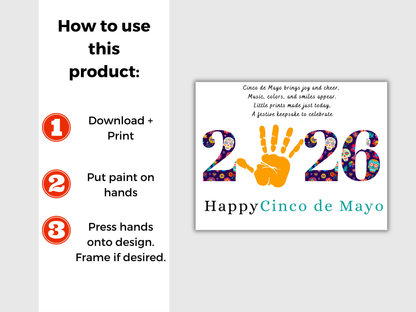 Cinco De Mayo 2026 Handprint Art