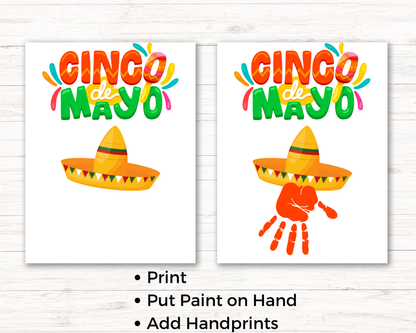 Cinco De Mayo Handprint Art Bundle