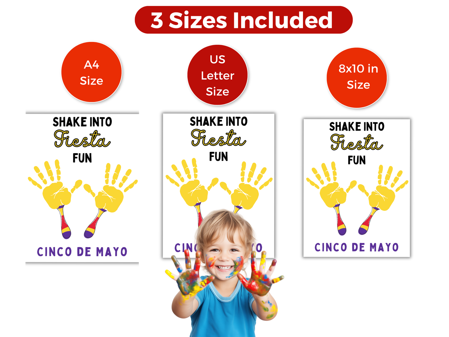 Cinco De Mayo Handprint Art Bundle