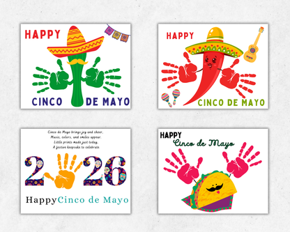 Cinco De Mayo Handprint Art Bundle