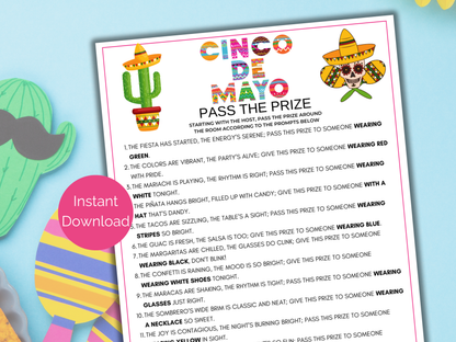 Cinco de Mayo Pass The Prize