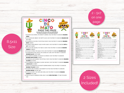 Cinco de Mayo Pass The Prize