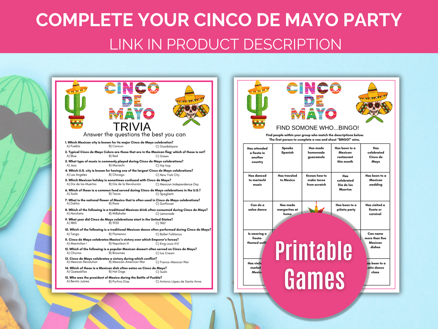Cinco de Mayo Pass The Prize