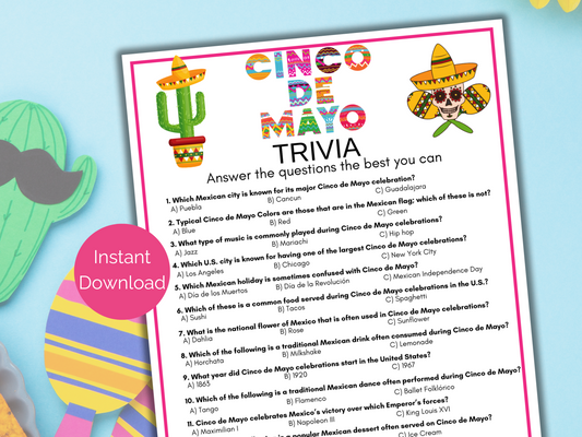 Cinco de Mayo Trivia Game