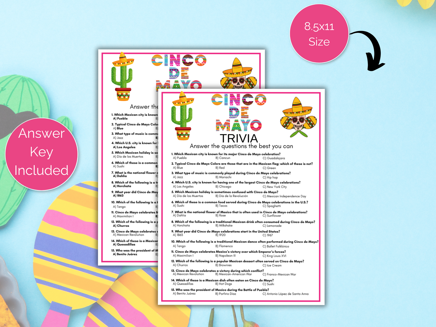 Cinco de Mayo Trivia Game