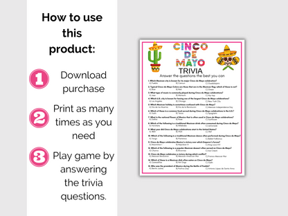 Cinco de Mayo Trivia Game