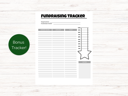 Editable Fill My Clover Fundraiser Template
