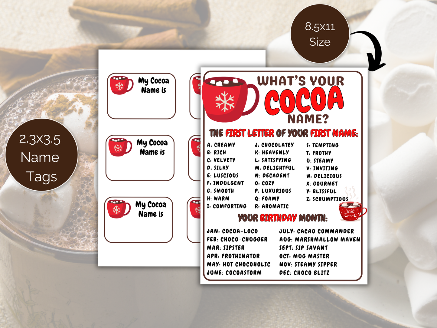 What's Your Cocoa Name
